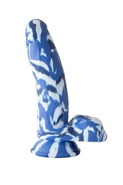 Dildos Major Dick Commando Dong Blue Camo 725 Inches Si Novelties