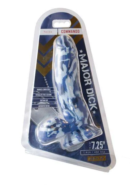 Dildos Major Dick Commando Dong Blue Camo 725 Inches Si Novelties Dildos Major Dick Commando Dong Blue Camo 725 Inches Si Novelties
