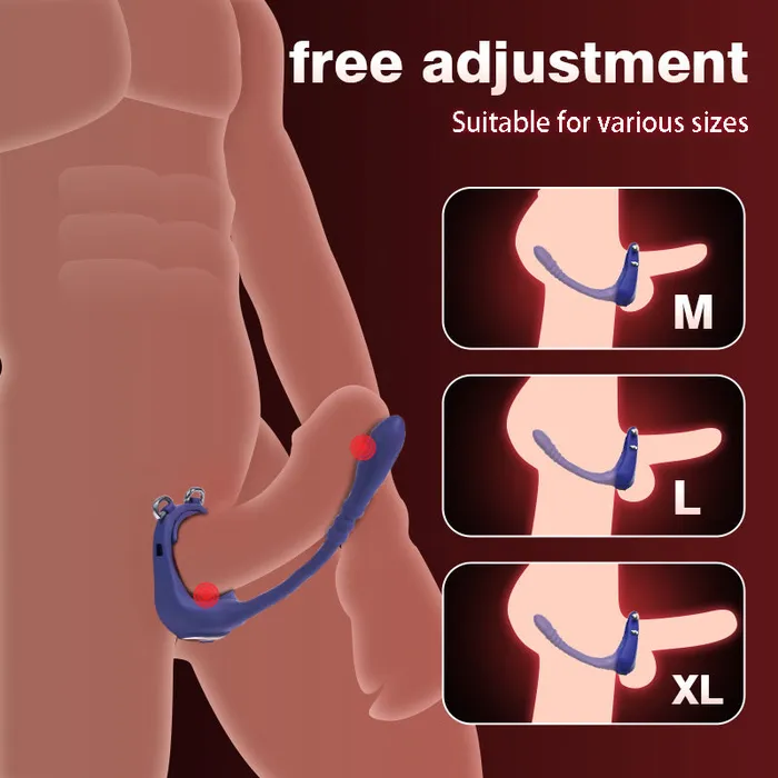 Wegasm Male Sex Toys Lord Of The Rings 10 Vibrating Penis Ring Anal Toy
