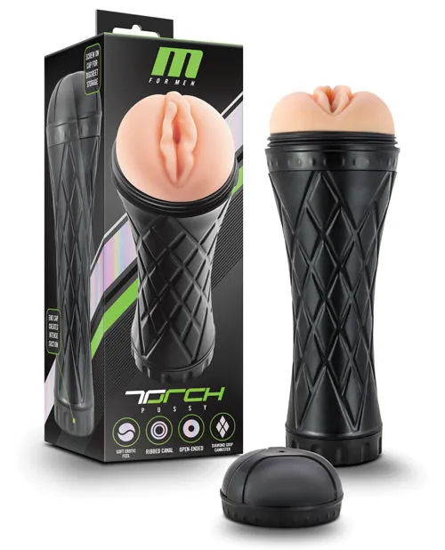 Dildos Blush Novelties Blush M For Men The Torch Pussy Vanilla