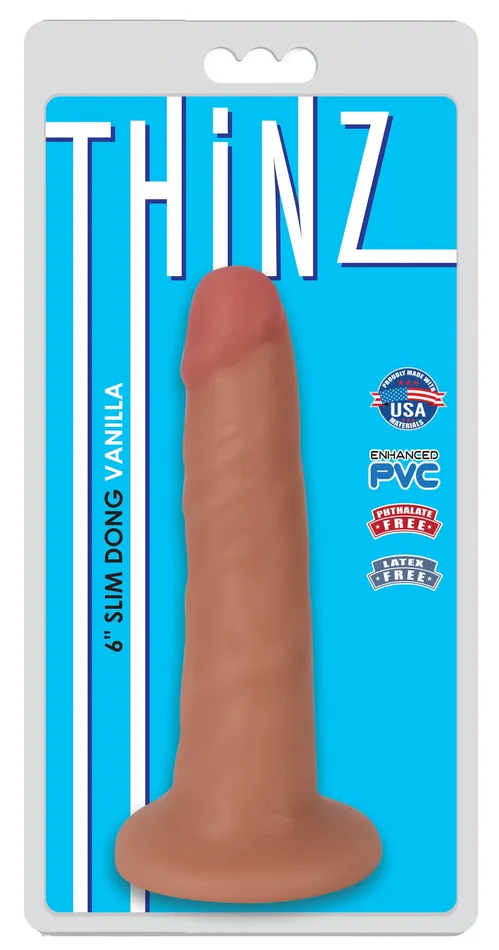 Curve Toys Dildos Thinz Slim Dong Black Brown Flesh small Curve Toys Dildos Thinz Slim Dong Black Brown Flesh small