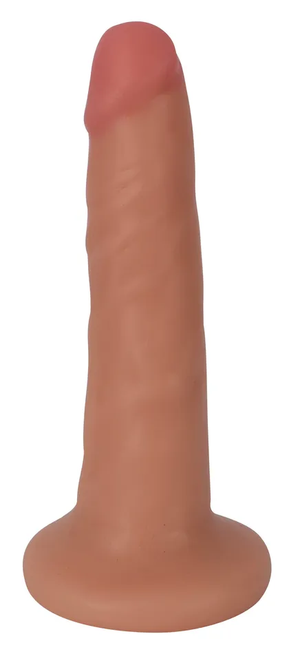 Curve Toys Dildos Thinz Slim Dong Black Brown Flesh small Curve Toys Dildos Thinz Slim Dong Black Brown Flesh small