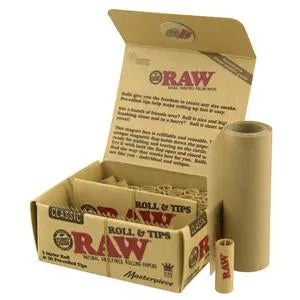 Raw 3m Roll 30 PreRolled Tips RAW Vibrators