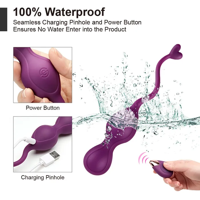 Male Sex Toys Own Pleasures Vagina Vibrating Balls 10 Speeds