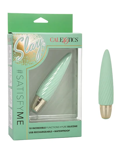 Vibrators Cal Exotics Slay Satisfy Me Green