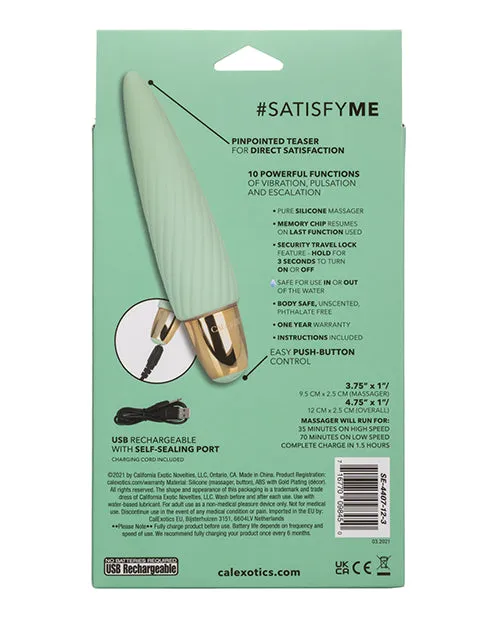 Vibrators Cal Exotics Slay Satisfy Me Green