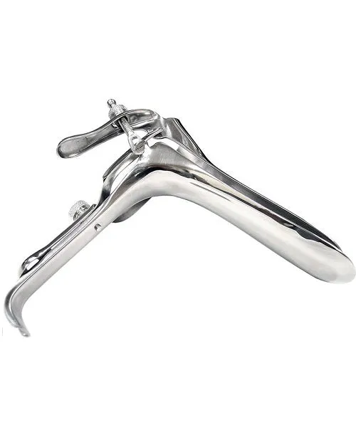 Male Sex Toys XR Brands Rouge Stainless Steel Play Vaginal Speculum Probe