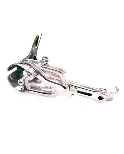 Male Sex Toys XR Brands Rouge Stainless Steel Play Vaginal Speculum Probe