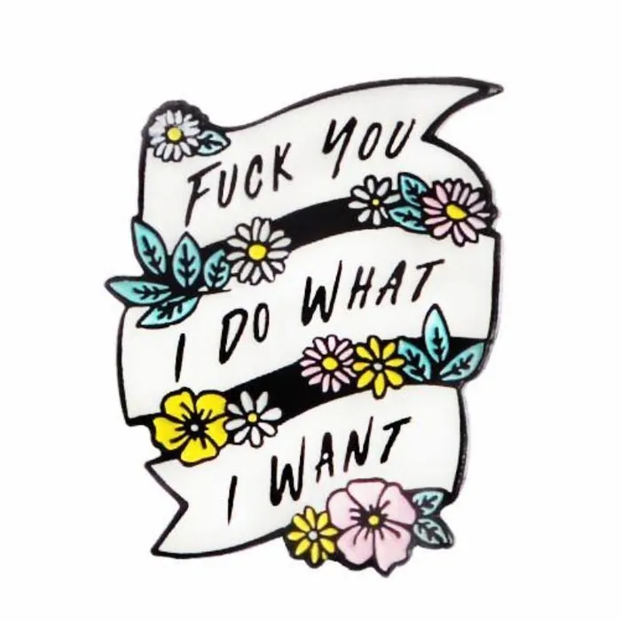 Vibrators House of Dasein Pins Feminist Empowerment Brooch Kawaii Pin Zinc Alloy Secure Back