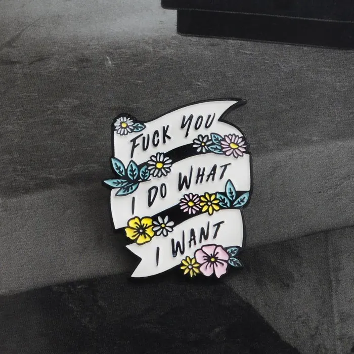 Vibrators House of Dasein Pins Feminist Empowerment Brooch Kawaii Pin Zinc Alloy Secure Back