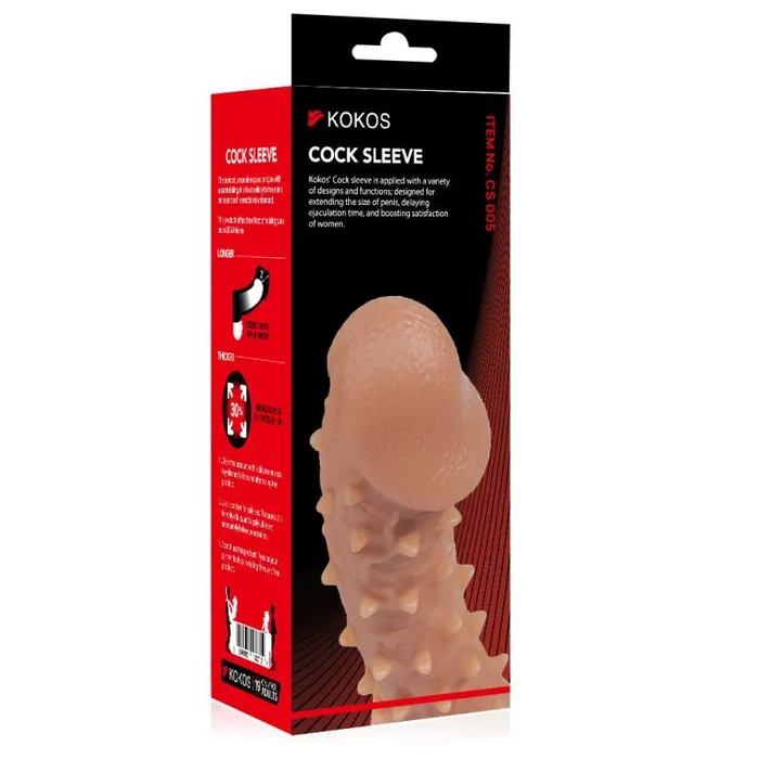 Cock Sleeve 5 Medium Flesh Kokos Male Sex Toys
