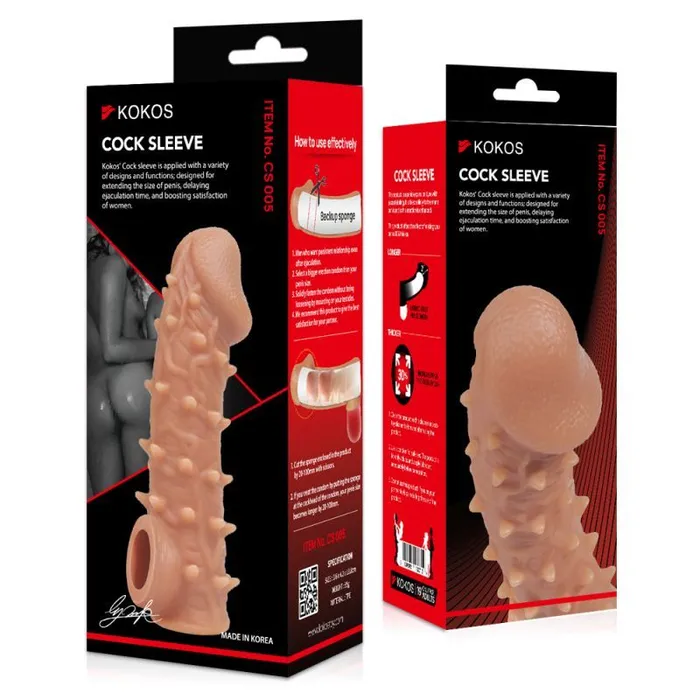Cock Sleeve 5 Medium Flesh Kokos Male Sex Toys
