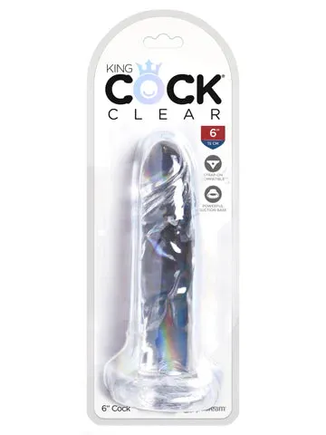 King Cock Clear 6 in Cock Calvista Dildos