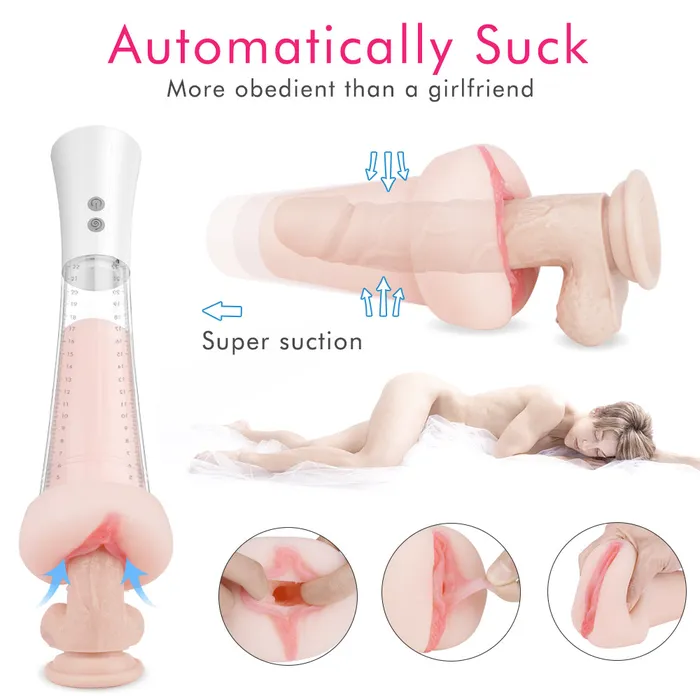 Male Sex Toys JazzToy Automatical Sucking Clamping Masturbator