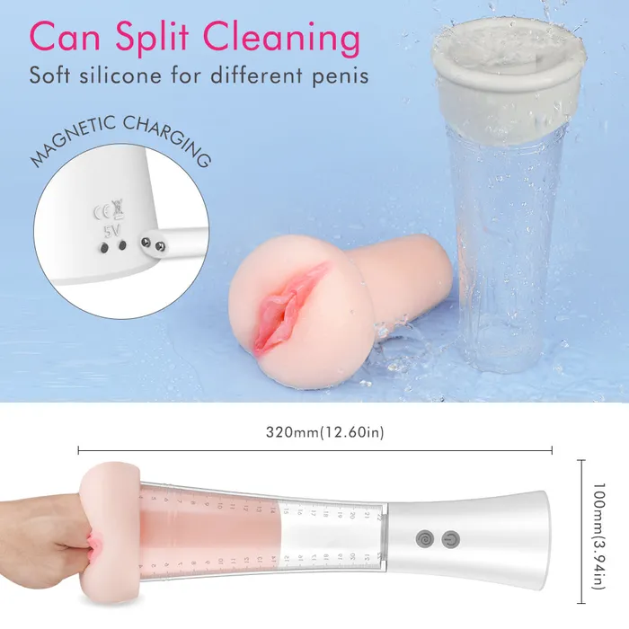 Male Sex Toys JazzToy Automatical Sucking Clamping Masturbator