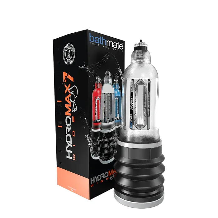 Bathmate Hydromax7 Wide Boy Penis Pump Clear Bathmate Male Sex Toys