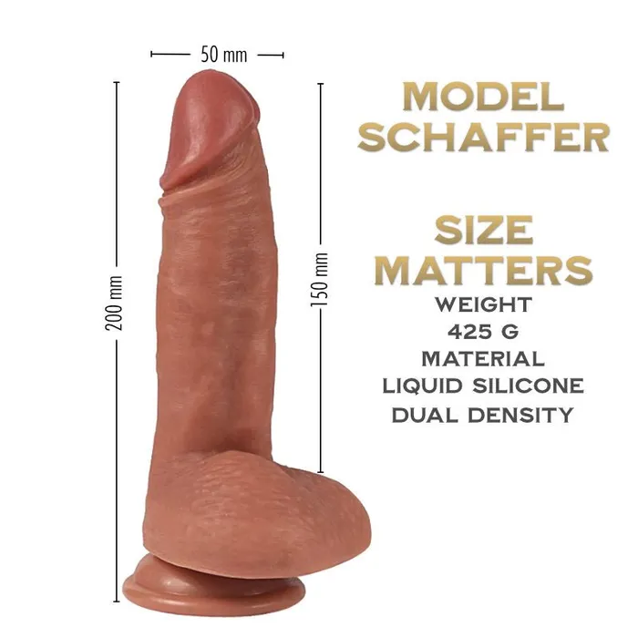 FRISKY BUSINESS SG Dildos Schaffer 20 cm Colonel Series Realistic Silicone Dildo
