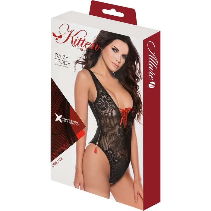 Allure Teddies And Bodies Allure Kitten Daizy Teddy One Size