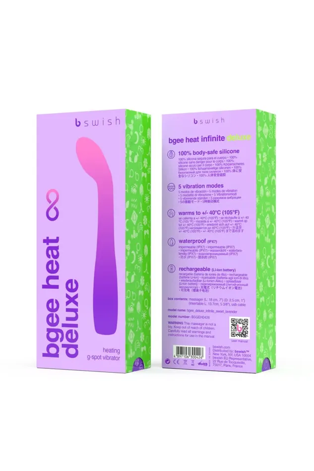 Bswish Vibrators Bgee Heat Infinite Deluxe Gspot Vibrator