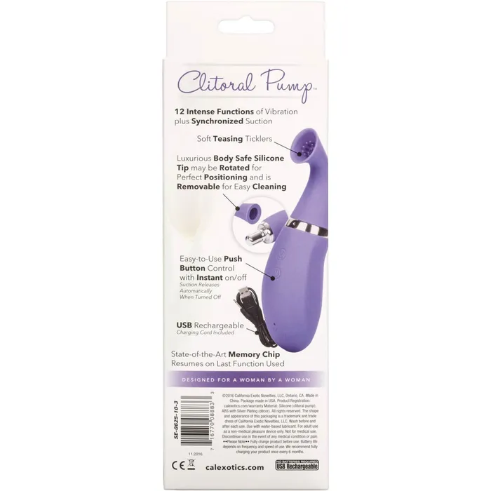 CalExotics Female Sex Toys CalExotics Rechargeable Clitoral Pump