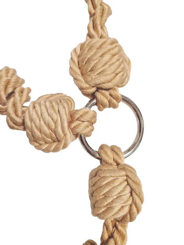 Dildos HonourSkintwocom Soft HandWoven Rope Neck to Cuffs Restraint Dildos HonourSkintwocom Soft HandWoven Rope Neck to Cuffs Restraint
