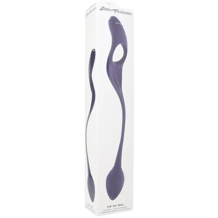 Evolved Novelties Anal Zero Tolerance Tip To Tail Ring Vibe and Plug