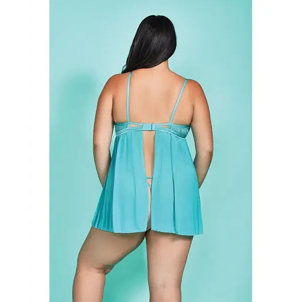 Female Sex Toys Riley Eyelash Lace Soft Cup Babydoll Panty Teal icollection lingerie Female Sex Toys Riley Eyelash Lace Soft Cup Babydoll Panty Teal icollection lingerie