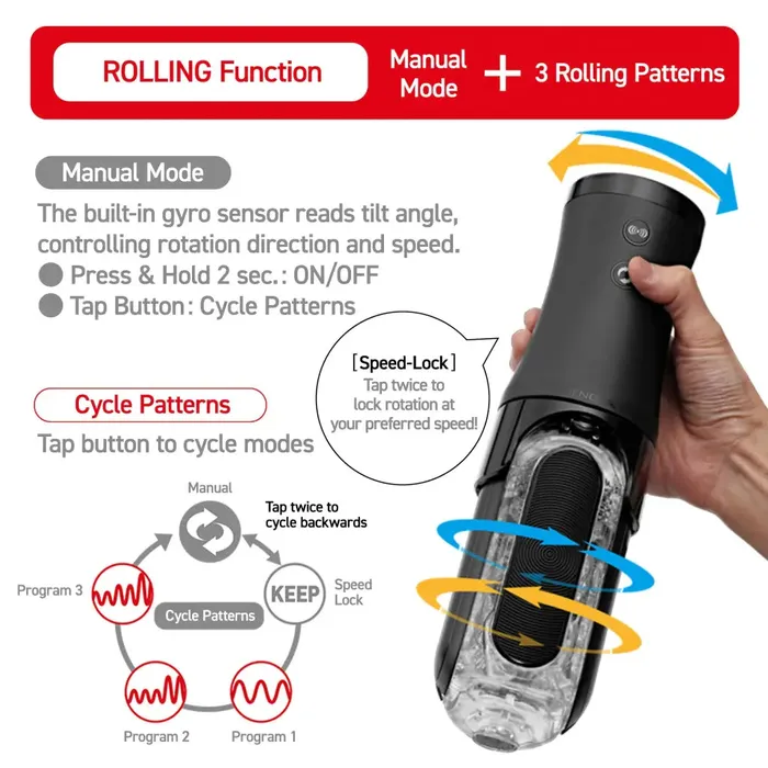 Flip Zero Electronic Vibrotation TENGA Anal