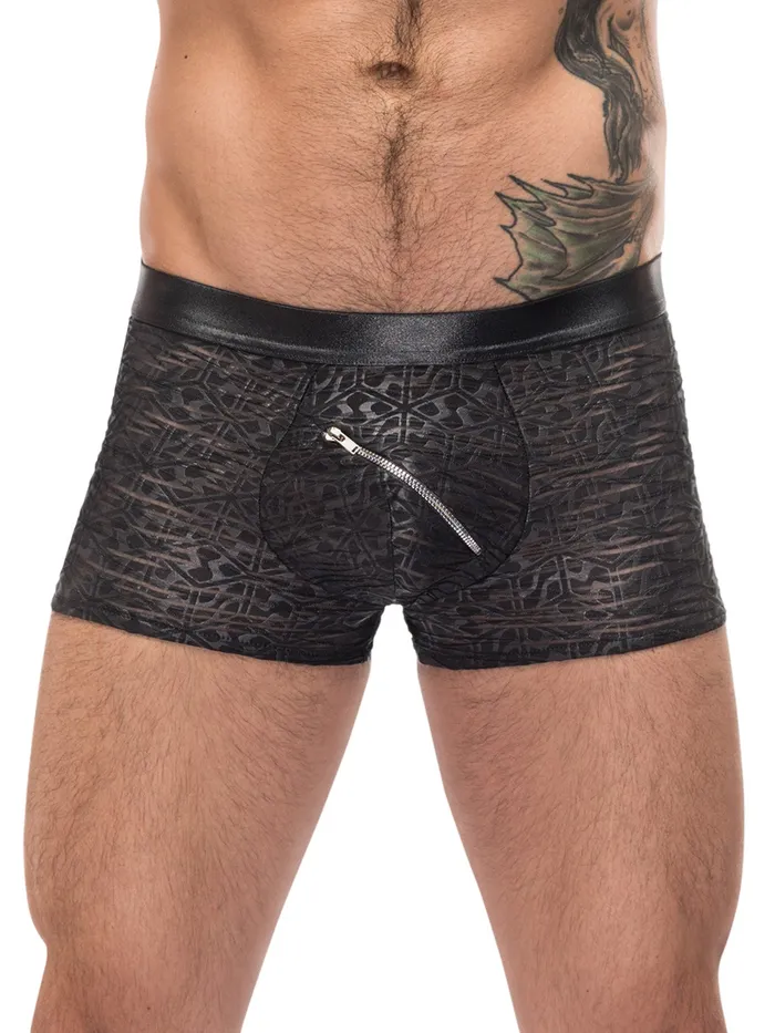 HonourSkintwocom Male Sex Toys Pouch Shorts with Zip