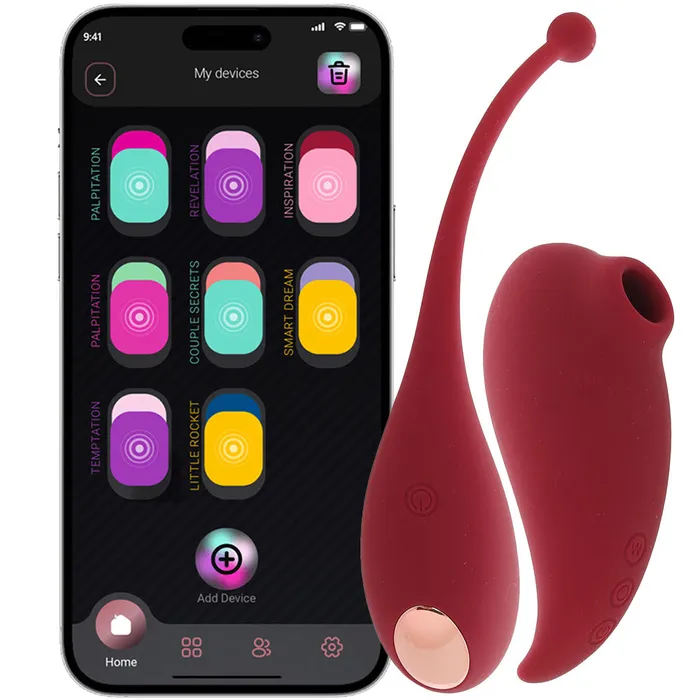 Inspiration Clitoral Suction Egg Vibe Set Doc Johnson Female Sex Toys
