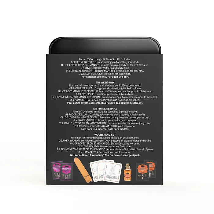 Kama Sutra Anal Kama Sutra Weekender Kit for an O on the Go Tropical Mango