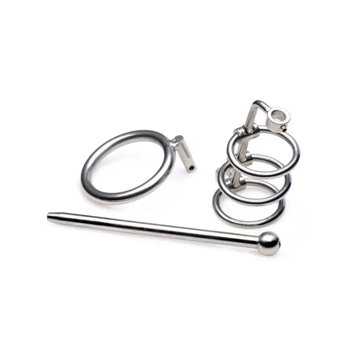 Master Series Male Sex Toys Gates Of Hell Stainless Steel Adjustable Cum Through Sound Cage Master Series Male Sex Toys Gates Of Hell Stainless Steel Adjustable Cum Through Sound Cage