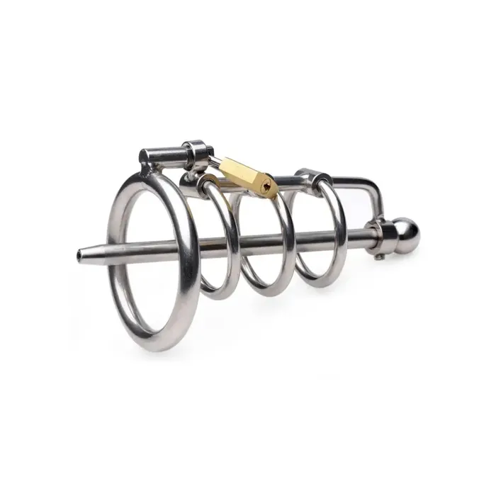 Master Series Male Sex Toys Gates Of Hell Stainless Steel Adjustable Cum Through Sound Cage Master Series Male Sex Toys Gates Of Hell Stainless Steel Adjustable Cum Through Sound Cage