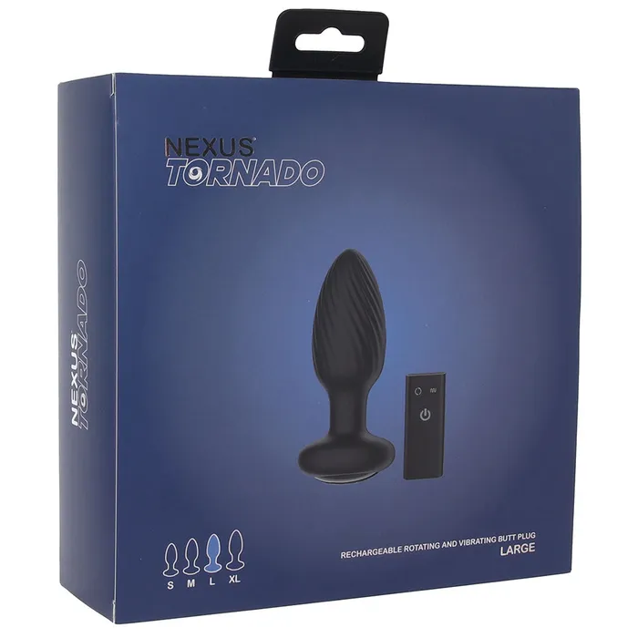 Tornado Remote Rotating Butt Plug Vibe in Large Nexus Anal