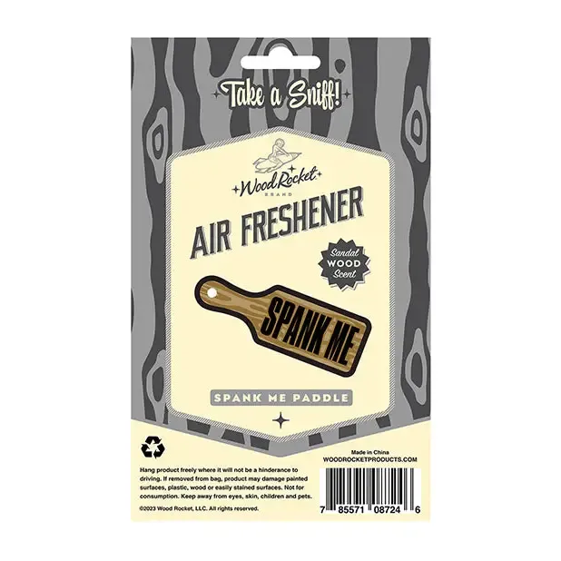 Wood Rocket Air Freshener Spank Me Paddle WoodRocket Vibrators Wood Rocket Air Freshener Spank Me Paddle WoodRocket Vibrators