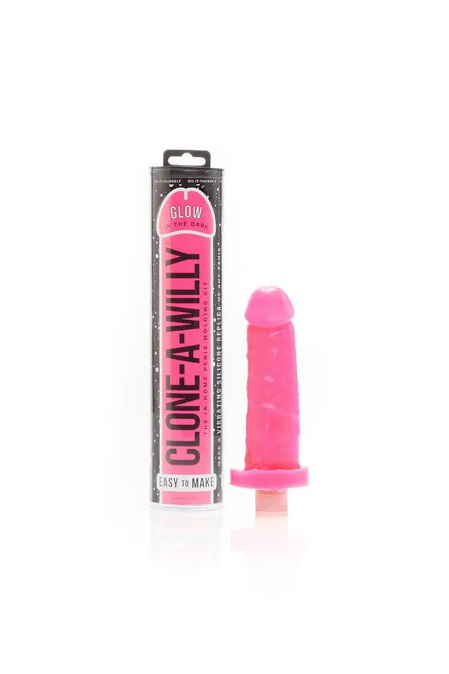 Clone A Willy Dildos CloneAWilly Vibrating Penis Casting Kit Glow In The Dark Hot Pink Clone A Willy Dildos CloneAWilly Vibrating Penis Casting Kit Glow In The Dark Hot Pink