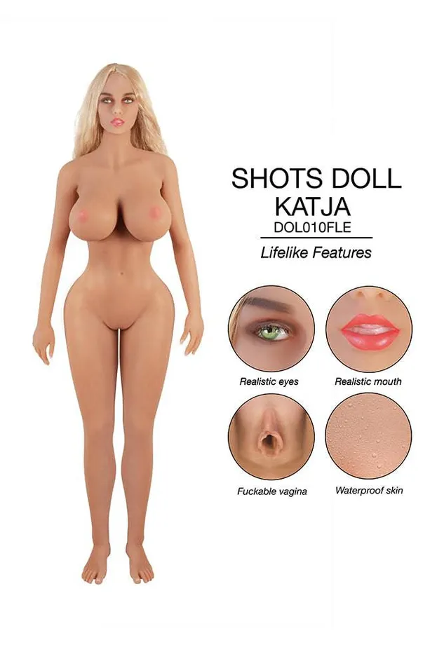 Flesh of Shots Katja Ultra Realistic Life Size Love Doll Shots Toys Male Sex Toys
