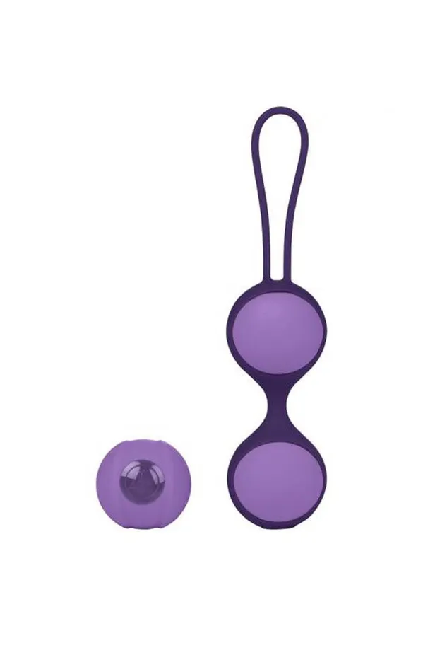 Jopen Key Stella II Double Kegel Ball Set Purple Jopen Female Sex Toys