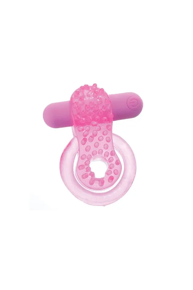 Male Sex Toys Adam Eve Adam Eve Rechargeable Couples Cock Ring Pink