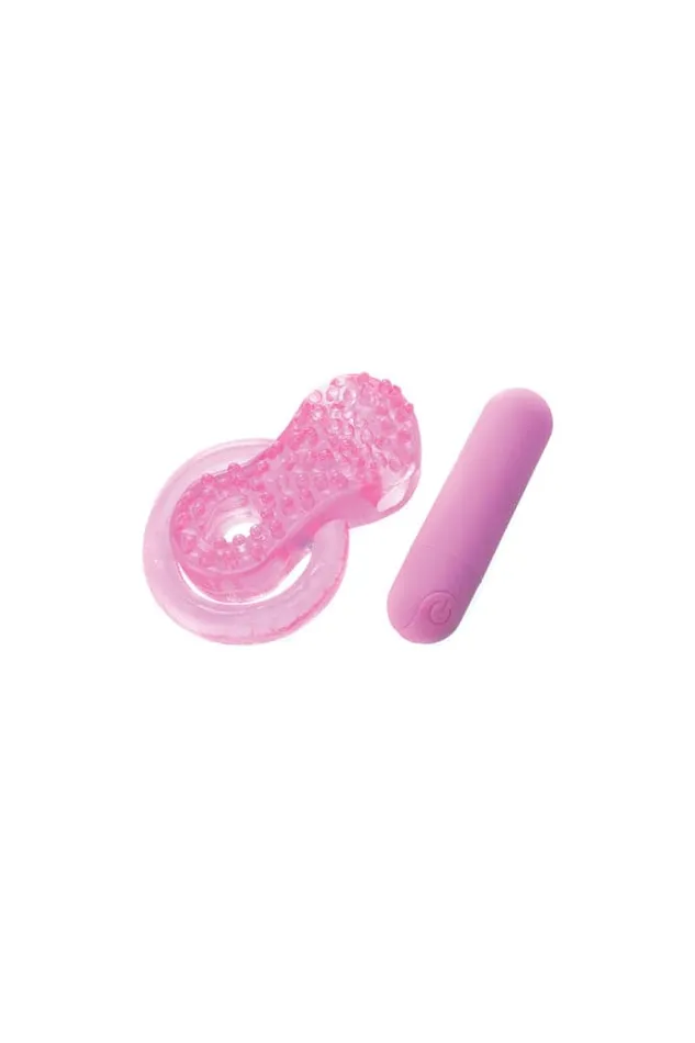 Male Sex Toys Adam Eve Adam Eve Rechargeable Couples Cock Ring Pink