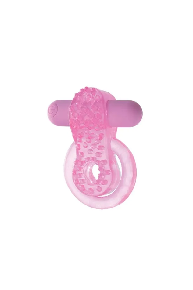 Male Sex Toys Adam Eve Adam Eve Rechargeable Couples Cock Ring Pink
