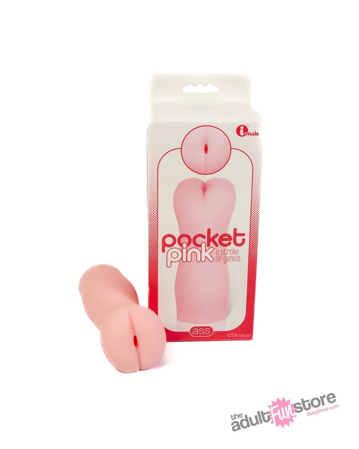 Male Sex Toys MJM Icon Brands The 9s Pocket Pink Anal Stroker