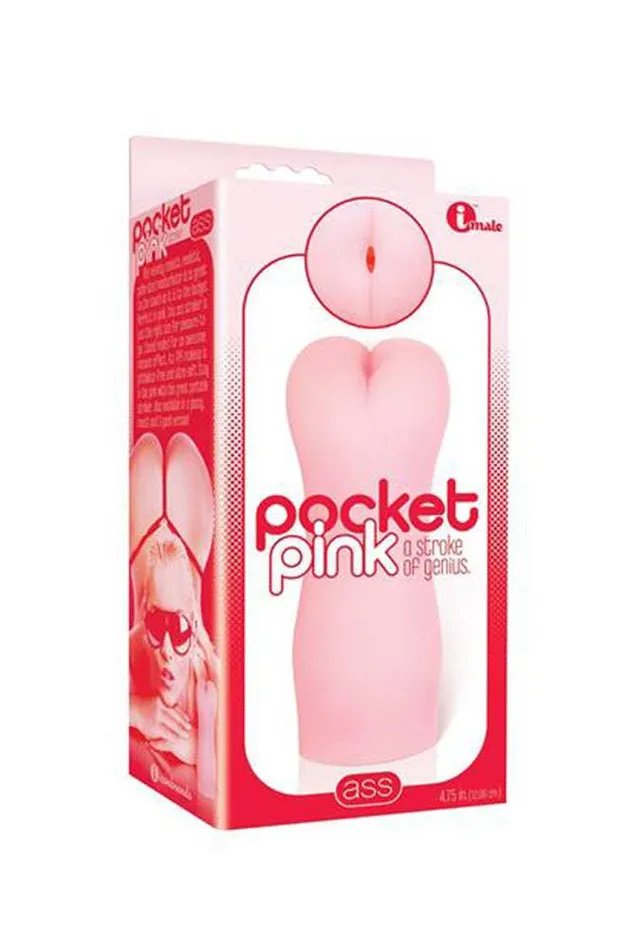 Male Sex Toys MJM Icon Brands The 9s Pocket Pink Anal Stroker