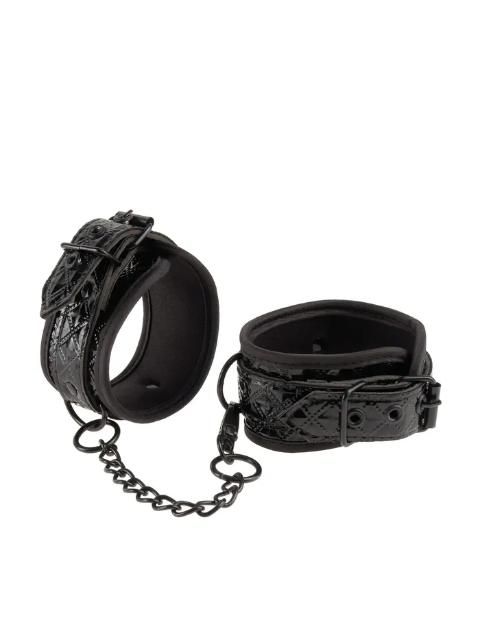 Pipedream Pipedream Fetish Fantasy Limited Edition Couture Soft Handcuffs Black Couples Pipedream Pipedream Fetish Fantasy Limited Edition Couture Soft Handcuffs Black Couples