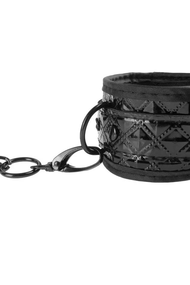 Pipedream Pipedream Fetish Fantasy Limited Edition Couture Soft Handcuffs Black Couples