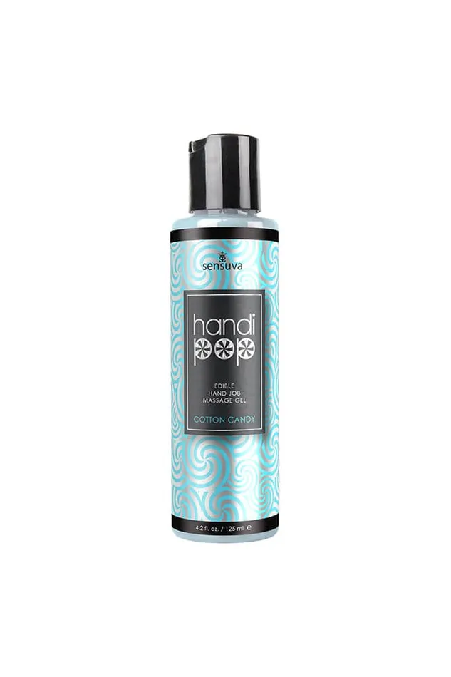 Sensuva Enhancers Sensuva HandiPop Edible Handjob Massage Gel 42oz Cotton Candy Sensuva Enhancers Sensuva HandiPop Edible Handjob Massage Gel 42oz Cotton Candy