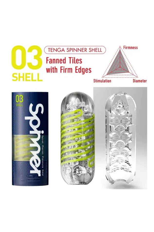 Tenga Male Sex Toys Tenga Spinner Shell Masturbator Green