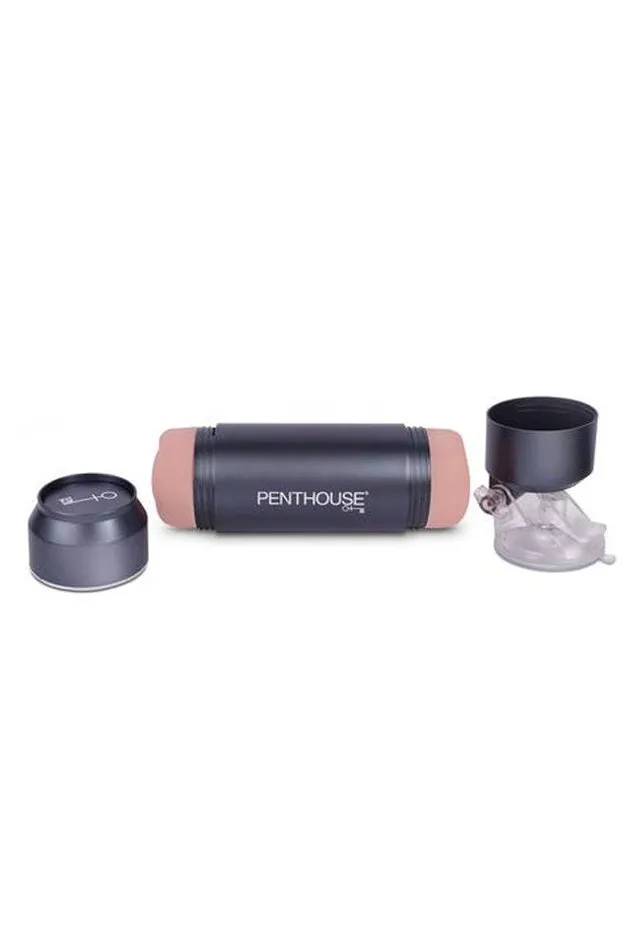 Topco Topco Penthouse Pet Cyberskin HandsFree Dual Stroker Jenna Sativa Male Sex Toys