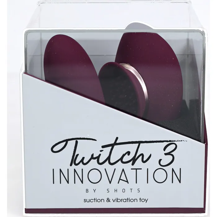 Vibrators Shots Toys Shots Twitch 3 Burgundy