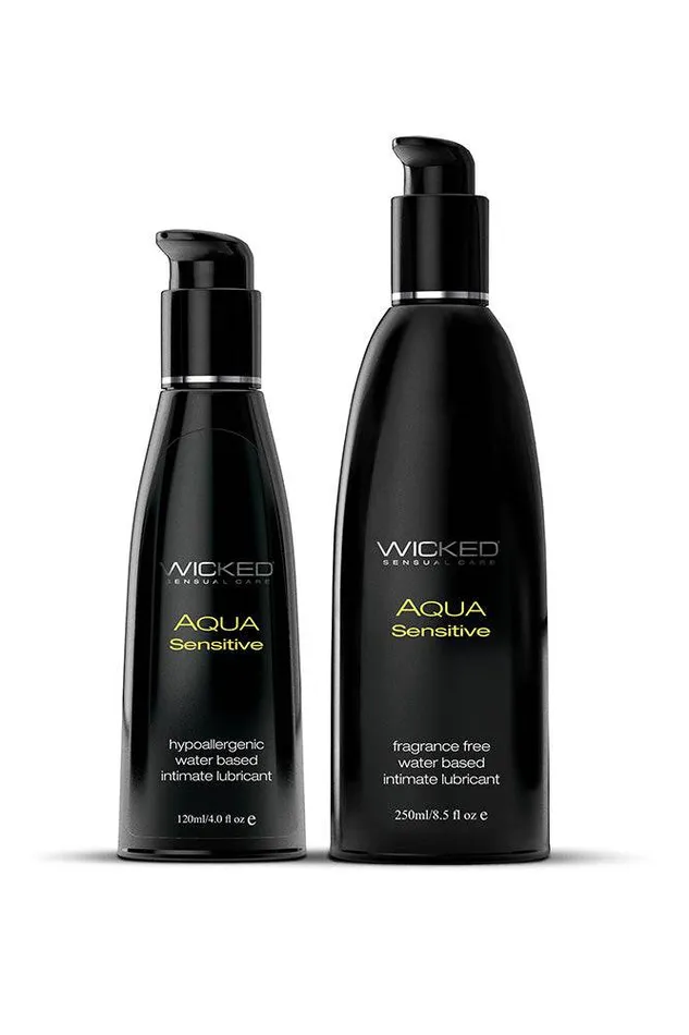 Wicked Sensual Care Aqua Sensitive Water Based Lubricant Wicked Sensual Care Lubricants Wicked Sensual Care Aqua Sensitive Water Based Lubricant Wicked Sensual Care Lubricants